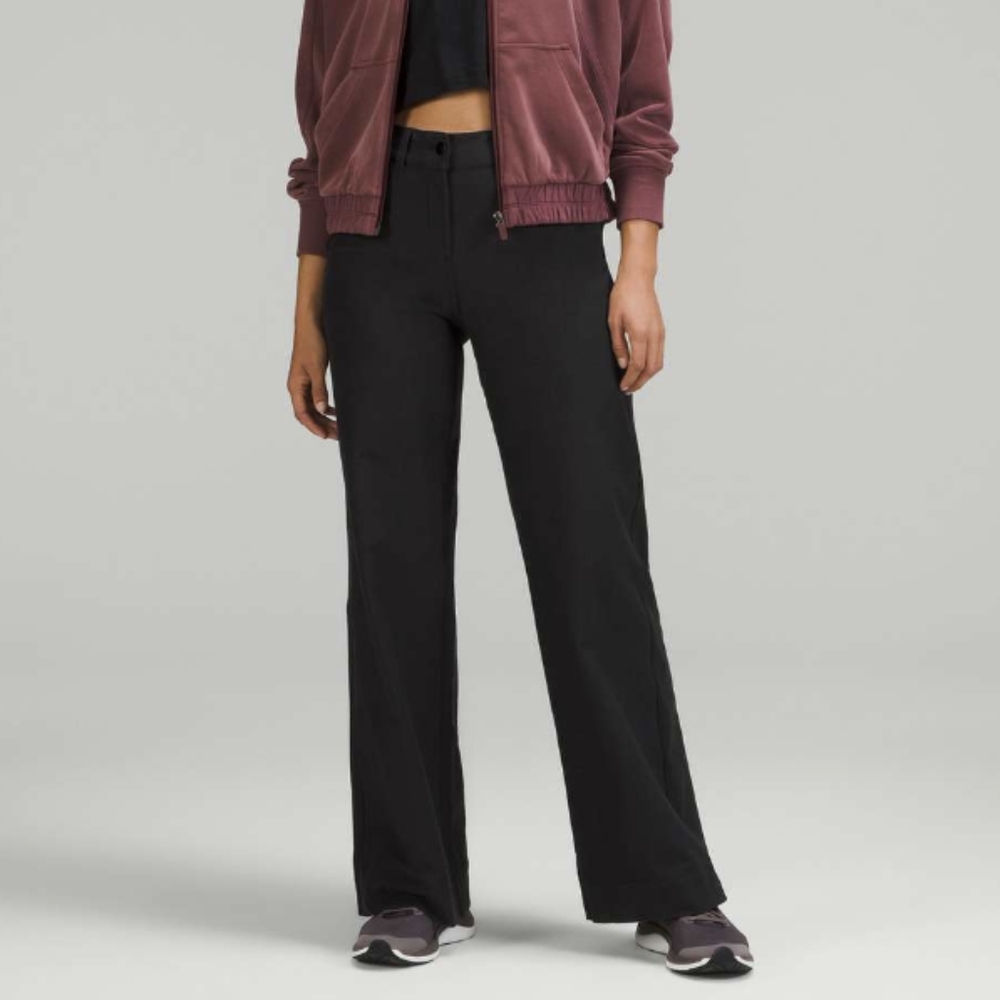 Lululemon City Sleek 5 Pocket Wide-Leg High-Rise Pant Black - Picture 2 of 10